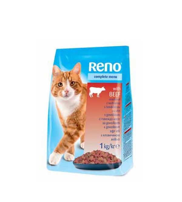 Reno Complete Cat Food With beef 1kg