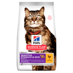 HILL'S SCIENCE PLAN Sensitive Stomach & Skin Adult Cat Food with Chicken 1.5kg