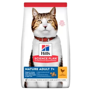 HILL'S SCIENCE PLAN Mature Adult 7+ Cat Food with Chicken 1.5kg