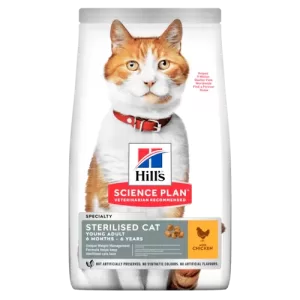 HILL'S SCIENCE PLAN Sterilised Cat Young Adult Cat Food with Chicken 1.5kg