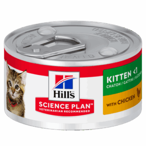 HILL'S SCIENCE PLAN Kitten Food with Chicken - can 82gr