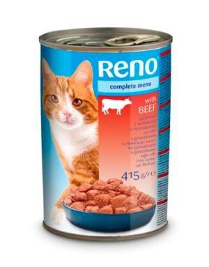 Reno beef can cat food 415gr