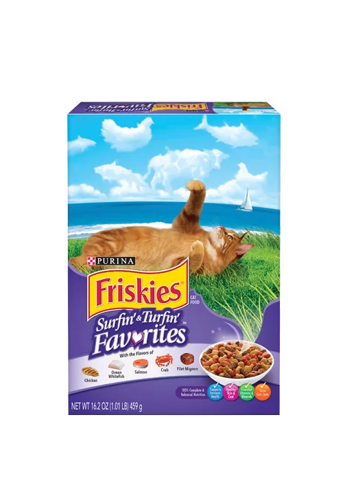 Friskies dry Surfin & Turfin Favorites 1.42kg