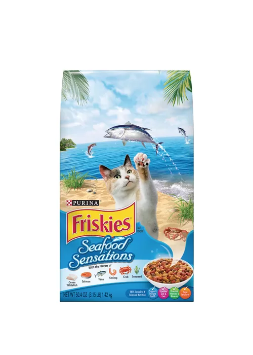 Friskies-dry-cat-food-seafood Friskies dry Seafood Sensations 1.42kg