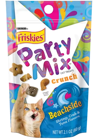 Party Mix Cat Treats Crunch Beachside 60 g