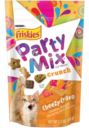 Party Mix Cat Treats Crunch Cheezy Craze 60 g