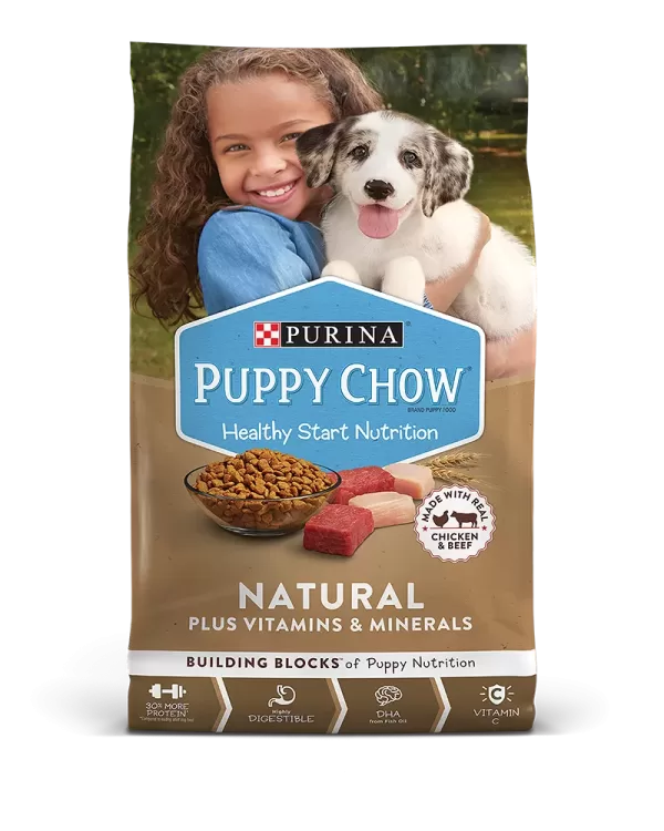 Purina Puppy Chow Natural Dry Puppy Food 1.5kg