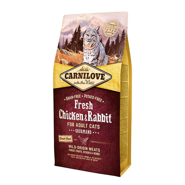 Carnilove Fresh Chicken & Rabbit for Adult Cats dry food