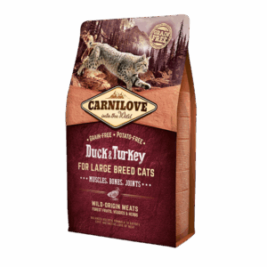 Carnilove Duck & Turkey for Large Breed Adult Cats dry food