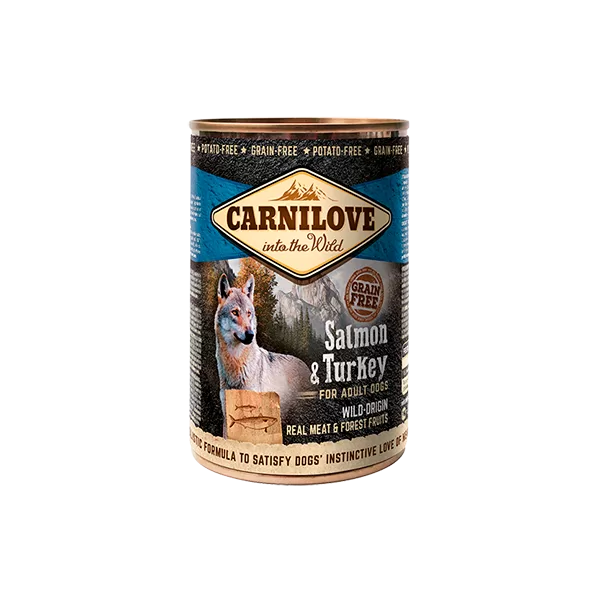 Carnilove Salmon & Turkey for Adult Dogs 400g wet food