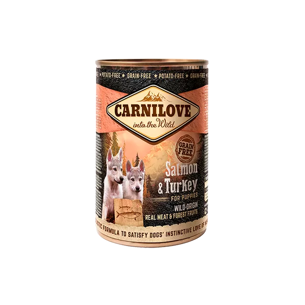 Carnilove Salmon & Turkey for Puppies 400g wet food