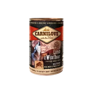 Carnilove Lamb & Wild Boar for Adult Dogs 400g wet food