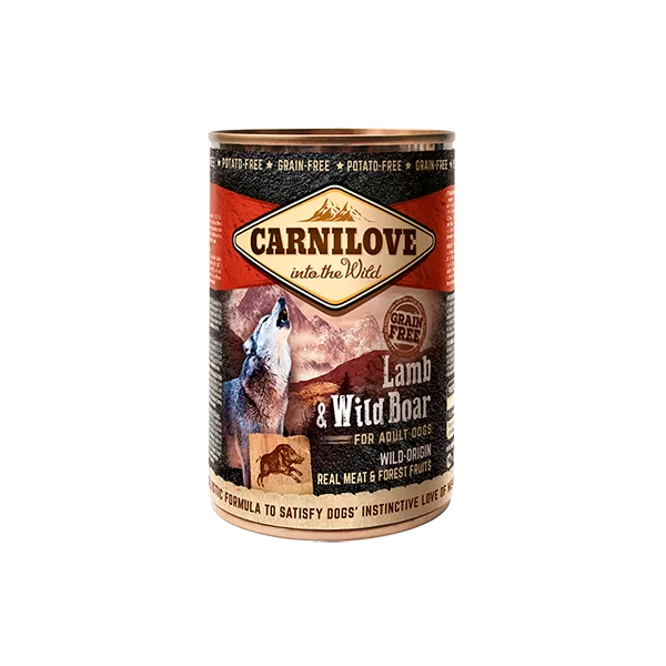 Carnilove Lamb & Wild Boar for Adult Dogs 400g wet food