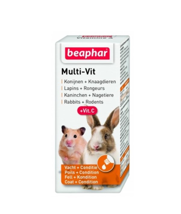 beaphar MULTIVITAMIN LIQUID FOR SMALL ANIMALS 20 ML