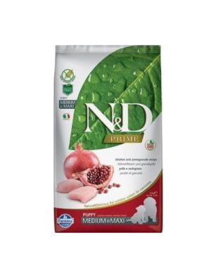 Farmina N&D Prime Dog Chicken&Pomogranate Puppy Med/Maxi, 2.5 Kg