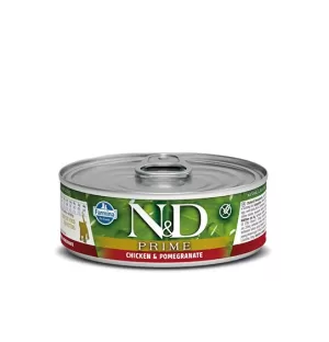 Farmina N&D Cat Prime Chicken & Pomegranate Kitten Wet Food 80g