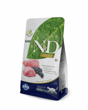 Farmina N&D Lamb & Blueberry Adult Cat Dry Food 1.5kg