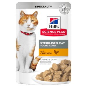 Hill's SCIENCE PLAN STERILISED CAT YOUNG ADULT with Chicken 85gr