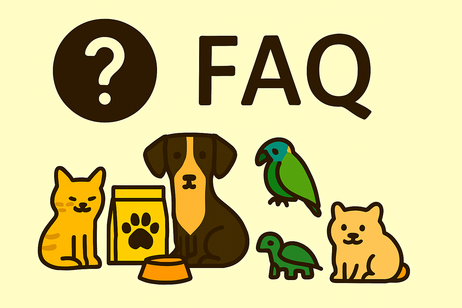 FAQ Zooandpet Pet Shop in Sharjah, UAE and pet food and supplies