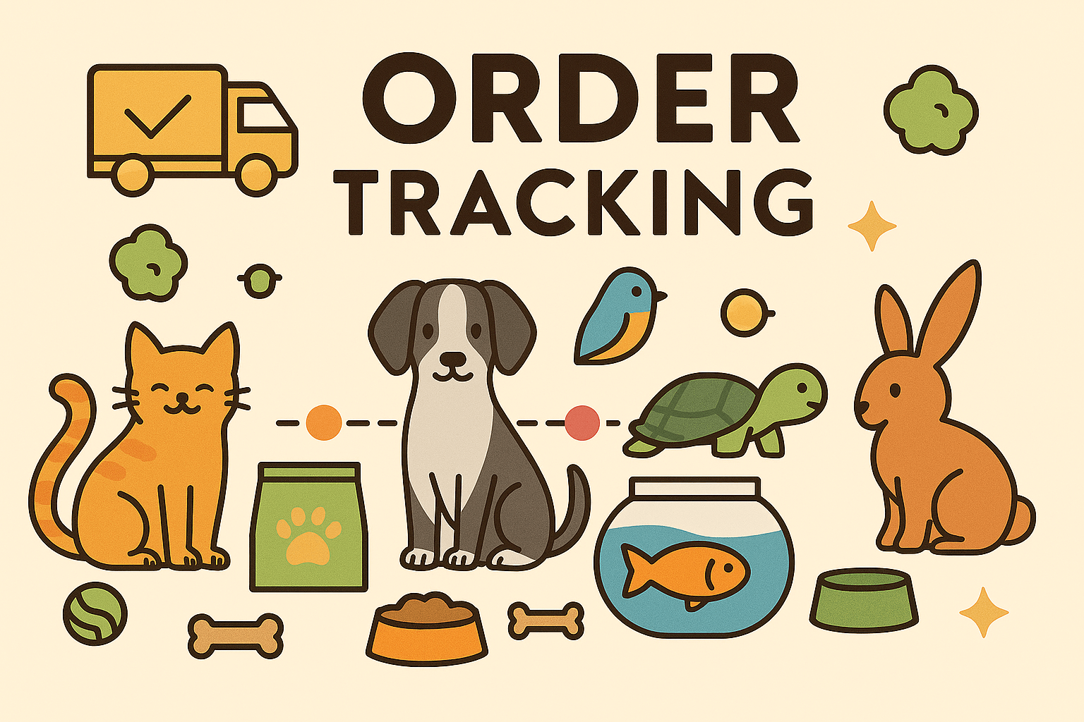 Order tracking for pet food and supplies in Zooandpet Pet Shop in Sharjah, UAE