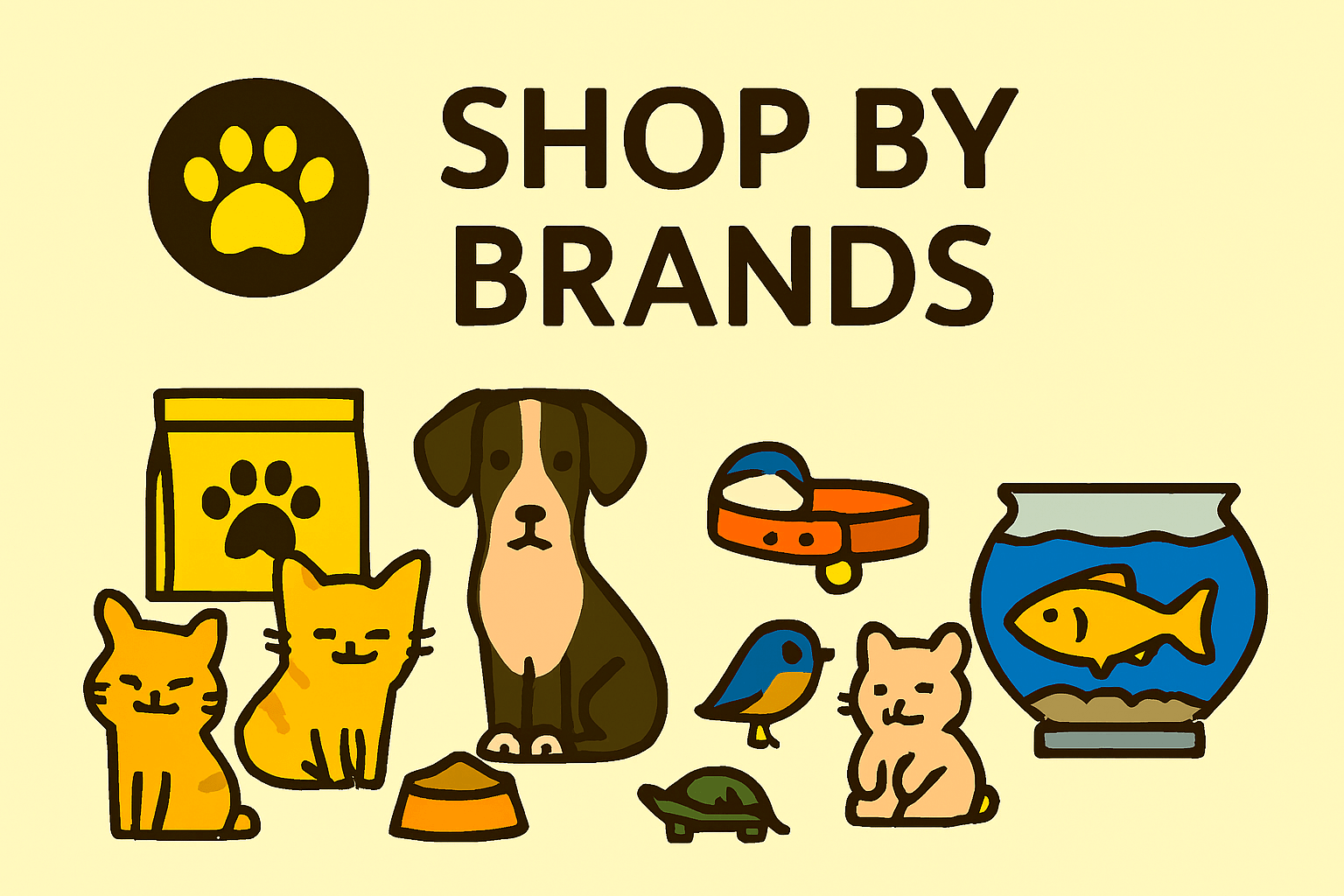 Shop by pet brands in Zooandpet Pet Shop in Sharjah, UAE for pet food and supplies