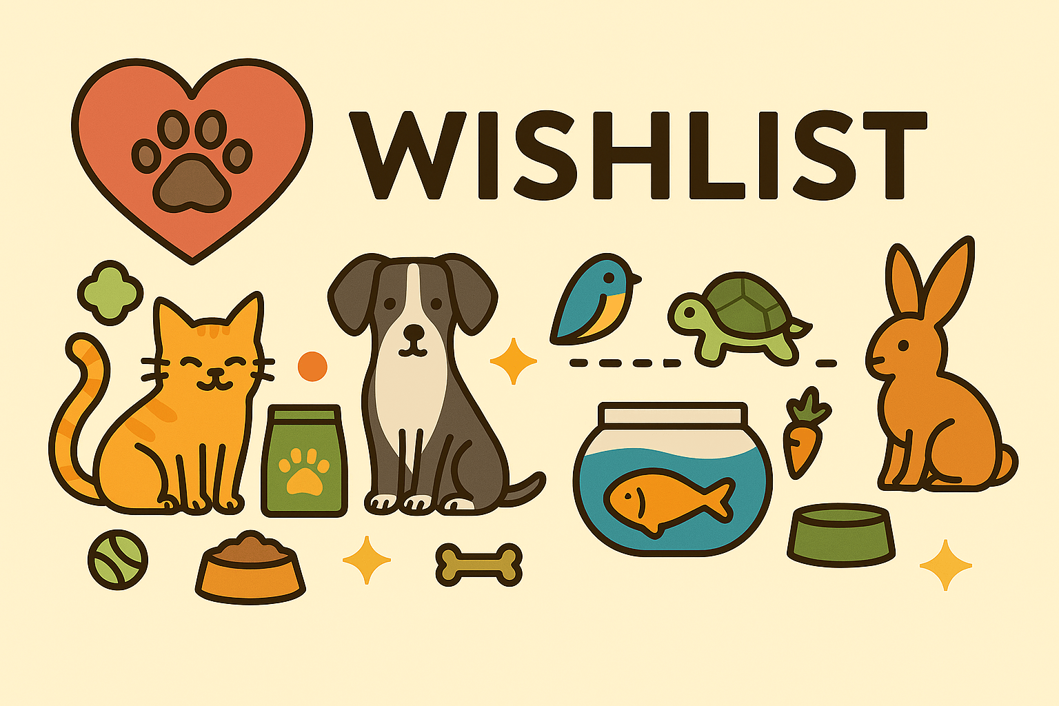 Wishlist pet food and supplies in Zooandpet Pet Shop in Sharjah, UAE